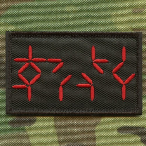 Predator Autodestruction Countdown Alien Movie 2x3 25 parches de moral bordados - Imagen 2 de 5