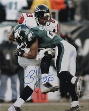 Brian Dawkins Autographed Signed 16x20 Photo Eagles Broncos (JSA PSA Pass)