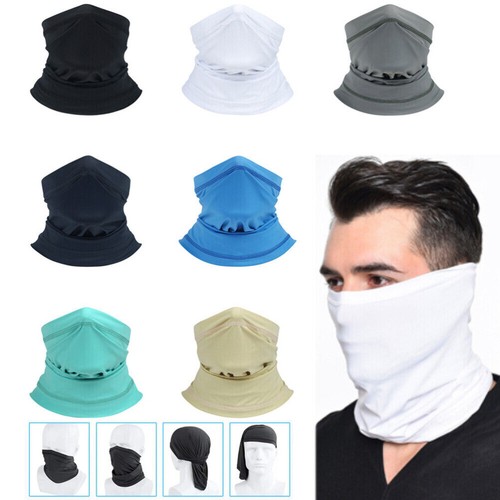 Neck Gaiter Bandana Cycling Face Mask Sun Cooling Scarf Face Cover for Men Women - Picture 1 of 53