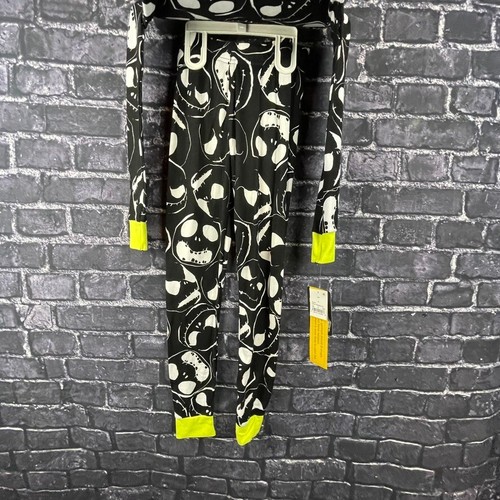 Nightmare Before Christmas Sz 8 Jack Skellington 2pc Glow in the Dark Tight Fit - Picture 8 of 12