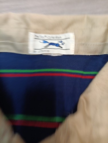 Vintage The Fox Collection Long Sleeve Shirt Men’s Large Striped Jc Penny's L - Picture 9 of 19