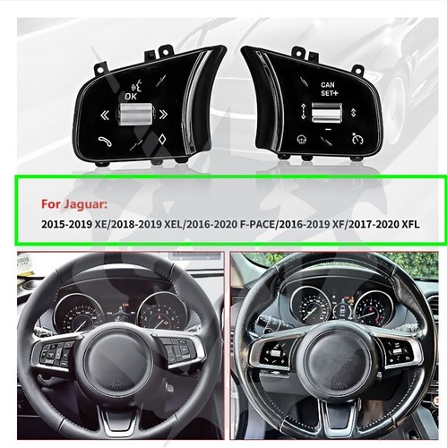 Steering Wheel Control Touch Buttons Fit for JAGUAR XE 2015-2019 Upgrade - Bild 2 von 5