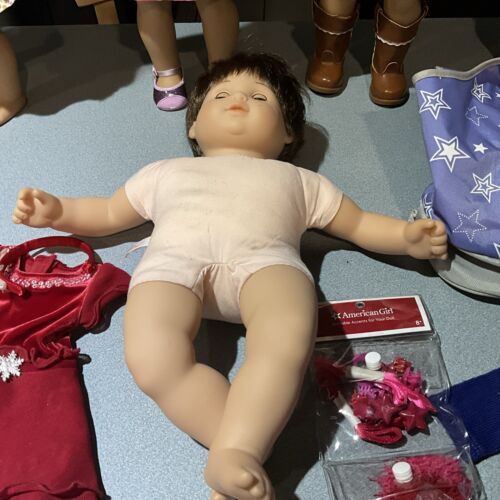 American Girl Puppe Lot - 2008 5 Puppen 1 Bitty Babybücher Tücher & Zubehör - Bild 7 von 15