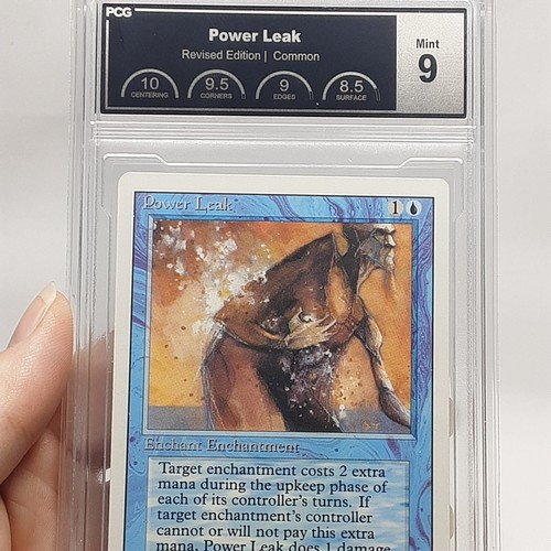 MTG - Revised - Power Leak - Graded - PCG 9.0 - Vintage - Picture 3 of 5