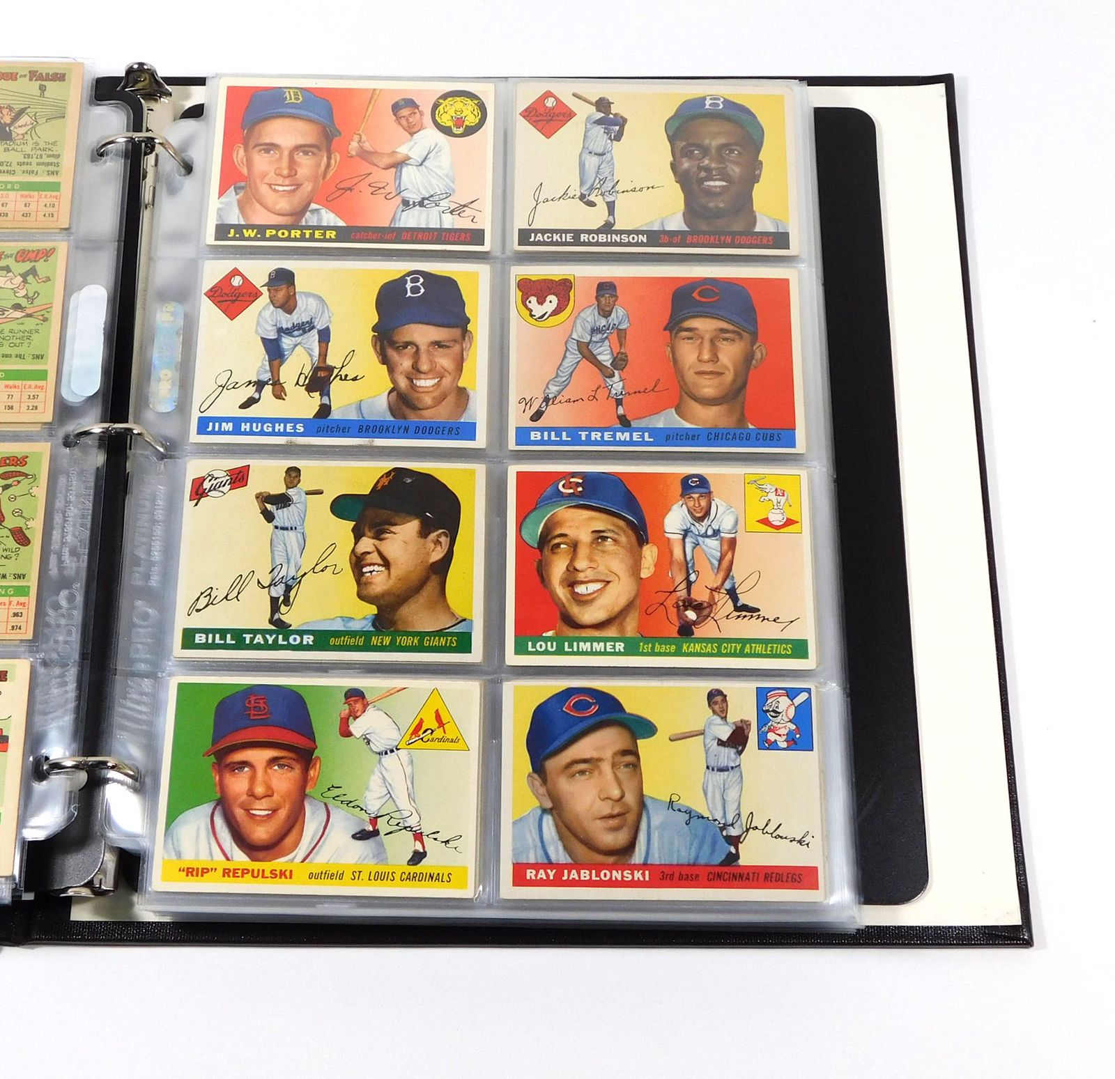 1955 Topps Baseball Complete Set in Archives Binder Clemente PSA 4 Koufax PSA 5 - Picture 7 of 12