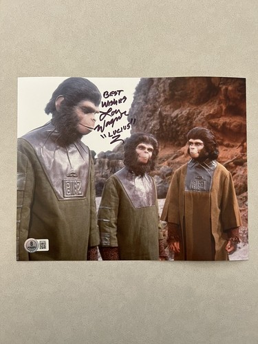 Lou Wagner Autogramm signed 8x10 Foto Beckett BAS COA Star Trek DaiMon Solok