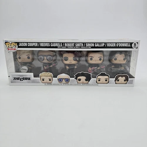 Funko Pop Rocks The Cure Vinyl Figure 5 Pack Box Set Full Band Collectible