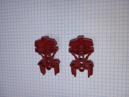 2 Bionicle Lego Parts number 50919 Foot Toa Hordika Dark Red Genuine Lego IRL - Picture 16 of 18