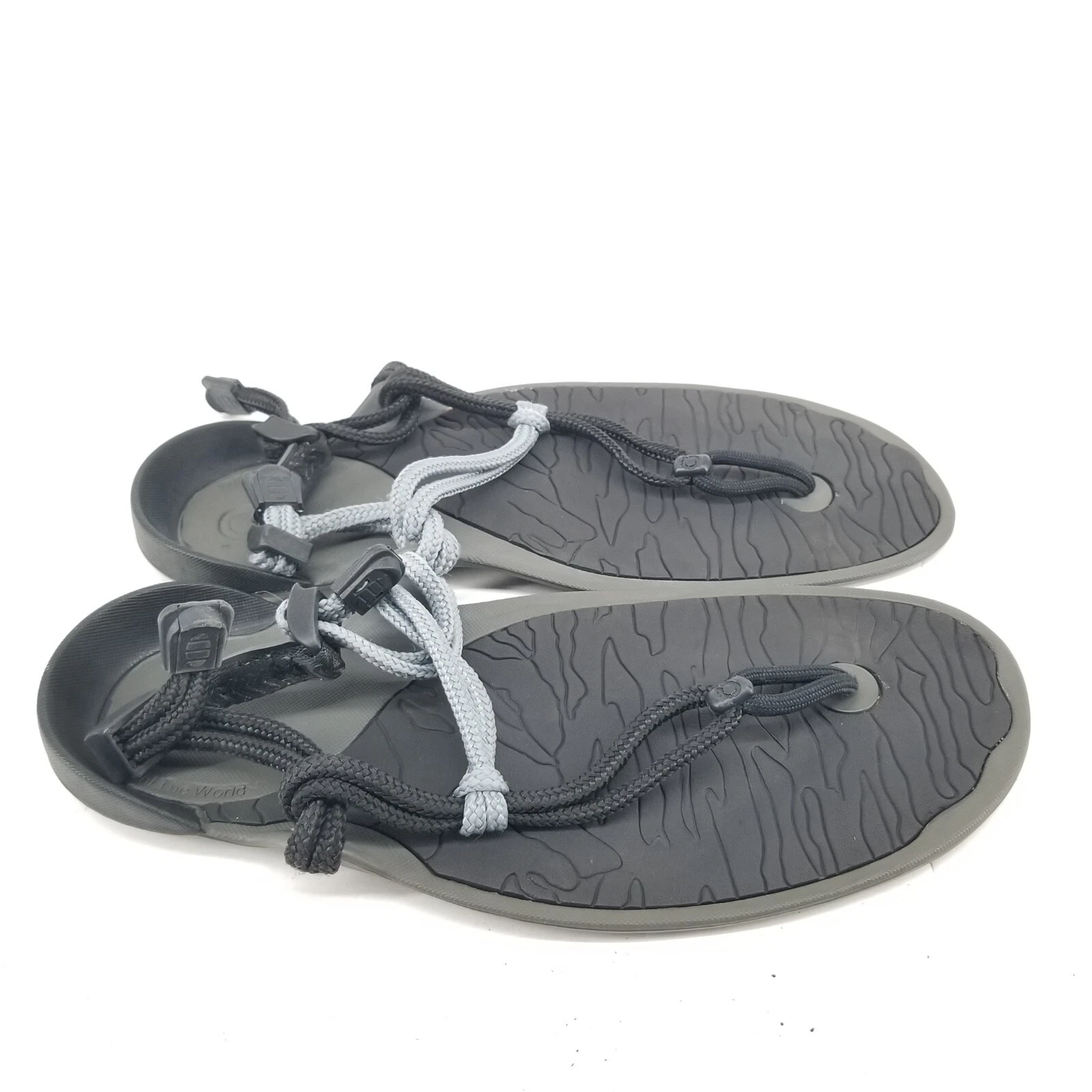 B21 Xero Shoes Amuri Cloud Minimalist Barefoot Hiking Running Sandals M7 W8 Blk