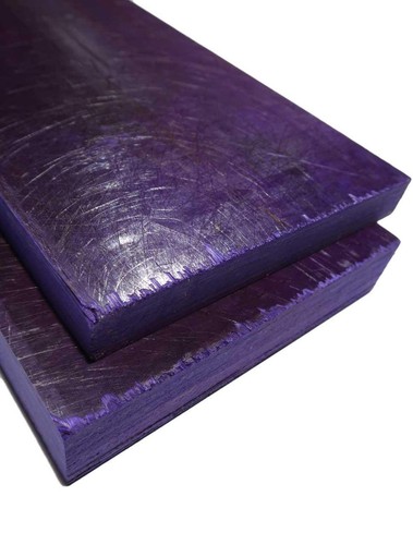 Purple Ice Blue REZYWOOD Legno Stabilizzato 71x23x5cm - Foto 7 di 12