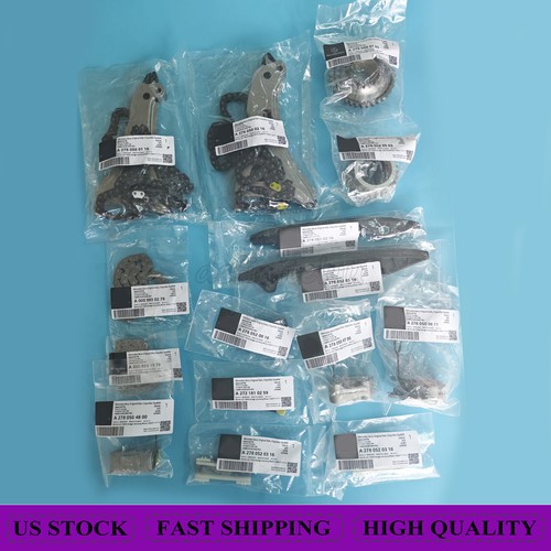 NEW Timing Chain Kit For Mercedes Benz S500 E63 W212 W221 M278 M157 4.7T 5.5T - Picture 1 of 7