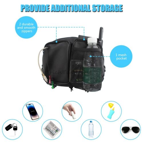 Bolsa organizadora de bolsillo para respaldo de conductor de motocicleta para Harley Touring Street Glide - Imagen 2 de 18