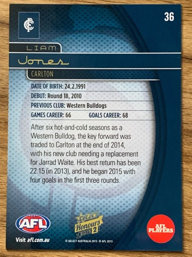 Select Honours 2015 Series 2-CHOOSE FROM DROPDOWN LIST-SINGLE CARD-AVE. - Bild 73 von 423