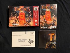 Turok 3: Shadow of Oblivion (Nintendo 64, 2000) - BOX / MANUAL ONLY - N64