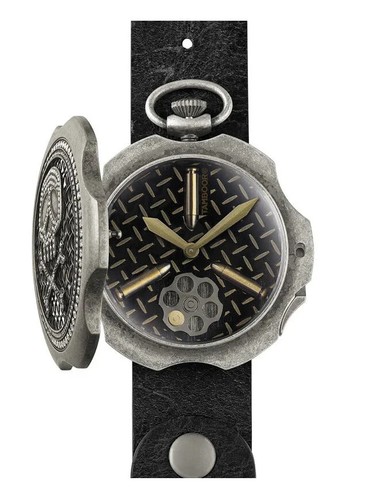 TAMBOORO Men’s watch - BULLET - DIRTY SILVER - ZIRCONIA - TB-102-SL-ZW-SL-CP - Picture 1 of 5