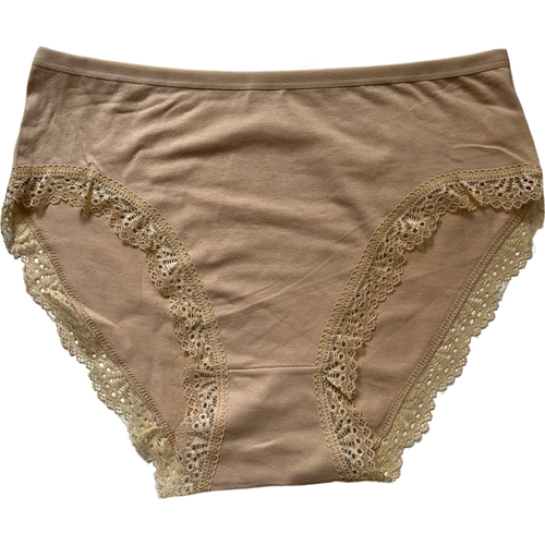 New 5 Women High Waist Poly Briefs Highcut Cotton Underwear Panties (#HF664) - Picture 2 of 6