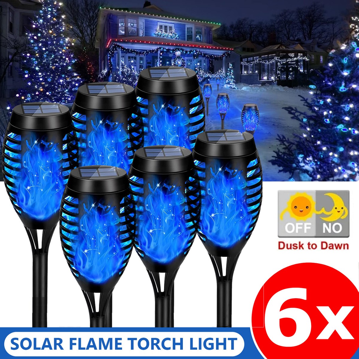 4-Pack 33 LED Waterproof Flickering Flames Solar Torches Light Outdoor Garden Light with Vivid Dancing Flickering Flames,Auto On/Off Dusk to Dawn, for Christmas Lights Decoration 4-Pack 33 LED Waterproof Flickering Flames Solar Torches Light Outdoor Garden Light with Vivid Dancing Flickering Flames,Auto On/Off Dusk to Dawn, for Christmas Lights Decoration