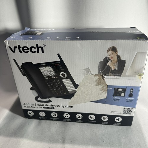 VTech AM18447 Main Console 4-Line Expandable Small Business Office Phone System