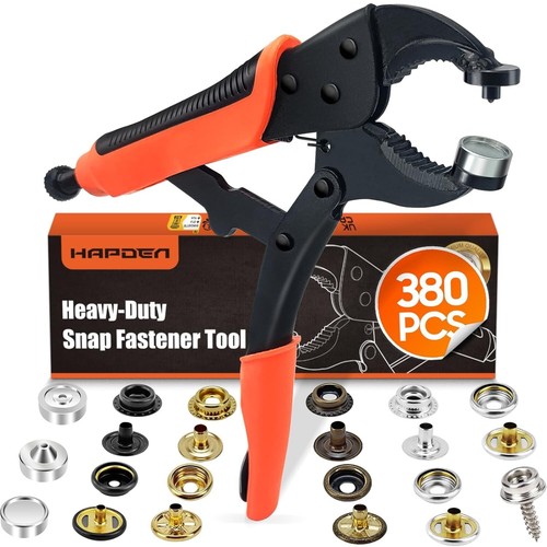Heavy Duty Snap Fastener Tool Kit 100 Sets Color for Boat Covers Canvas Tarps - Picture 3 of 11