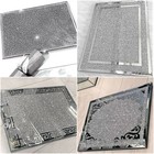 NEW DESIGN Large Silver Crushed CHOPPING BOARD Crystal Diamond Kitchen Placemat