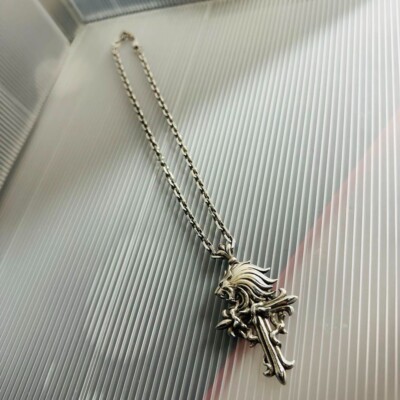 Final Fantasy VIII Sleeping Lionheart Squall Silver 925 Necklace