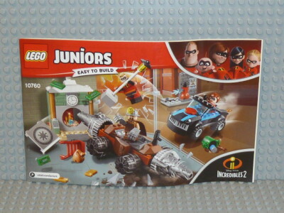 LEGO  Juniors Bauanleitung 10760 Underminer Bank Heist instruction B2764