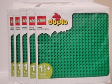 Lot of 5 LEGO® DUPLO® Green Building Plate 10980 Toy (1 Piece) 1 1/2+ New