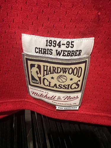 Chris Webber Mitchell & Ness Bullets Jersey Med  Washington Wizards Juwan Hat - Foto 2 di 6
