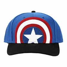 Bioworld Marvel Captain America Billboard Logo Snapback Hat NEW IN STOCK 