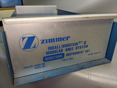 Zimmer Insall/Burstein II Modular Knee System Empty Tray 5223-91 TRAY ONLY (UX) - Picture 9 of 9