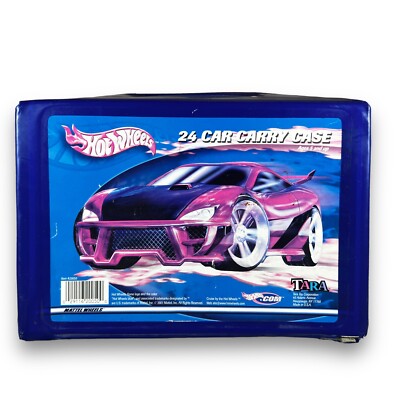 Hot Wheels Tara 24 Car Case Car Holder 2001 Made In USA #20050 -READ DETAILS