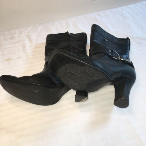 Stivali in pelle Harley Davidson donna 9,5 cerniera laterale 85050 tacchi alti moto - Foto 6 di 12