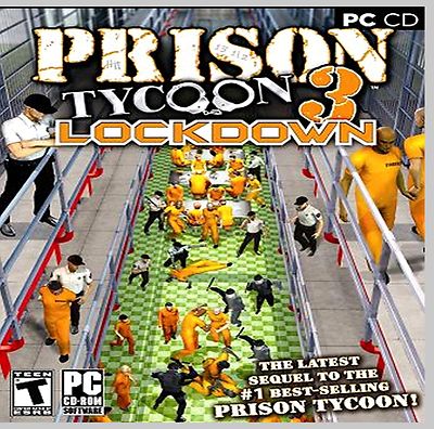 PRISON TYCOON 3:  LOCKDOWN. TAKE CONTROL OF A PRIVATELY RUN PRISON NEW. FOR PC.