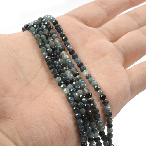 3.7mm to 4.7mm Faceted Gemstone Round Loose Beads DIY Jewelry Making Strand 15" - Picture 139 of 435