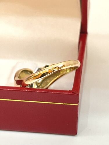 Anillo antiguo de oro rosa de 18 quilates engastado con diamantes, talla 59 a... - Imagen 13 de 14
