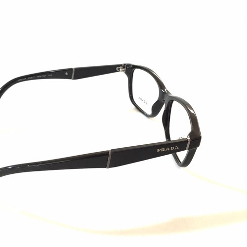 Prada Eyeglasses VPR 14P Black 1AB-1O1 Size 55mm Optical Frame - Picture 2 of 5