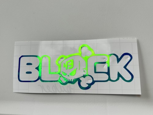 Pegatina halográfica con logotipo de Ken Block - Imagen 2 de 5