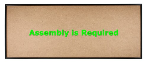 Quadro Frames 12x32 Zoll Bilderrahmen KIT, Style P375 - 3/8 Zoll breite Zierleiste - Bild 1 von 11