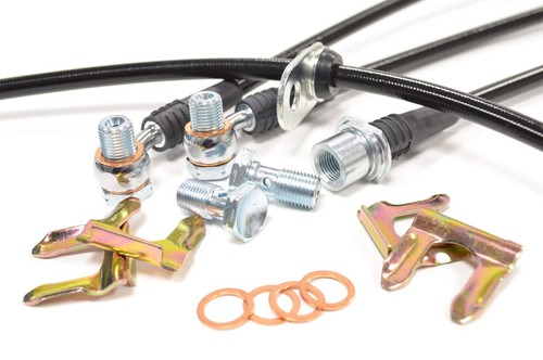 STM Stainless Steel Brake Lines for Corolla GR (STM-TOY-950BLK) - Foto 2 di 3