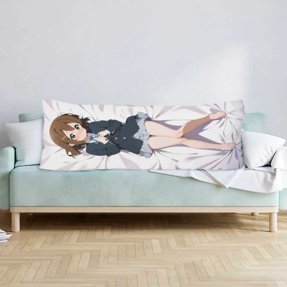 Yui Hirasawa K:On! K On! Funda de almohada corporal embarazada Dakimakura Foto 3 de 4