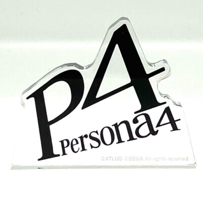 Persona 4 P4 Acrylic Logo Object Decoration [P25th x NAMJA