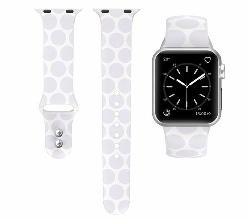 Silicone Replacement Band for Apple Watch - Picture 20 of 31