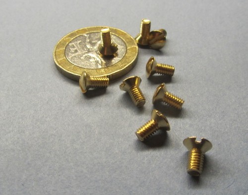 Messing Ovalkopf Maschinenschraube Schlitz M3 x 0,5 x 6 mm Länge, 100 Stück - Bild 11 von 12