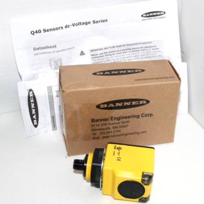  NEW IN BOX  Banner Q40SP6FF400Q PHOTOELECTRIC SENSOR 33393  USA 