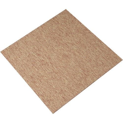 VEVOR Carpet Tile Floor 16pcs Squares w/Padding Attached 20"x 20"Dark Brown - Picture 10 of 12