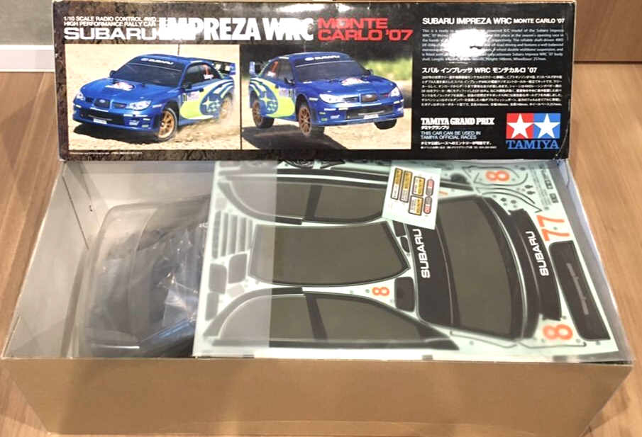 TAMIYA SUBARU IMPREZA WRC 1/10 RCカーキット Tamiya 1/10 R/C Subaru Impreza WRC Race Car TL-01 Chassis