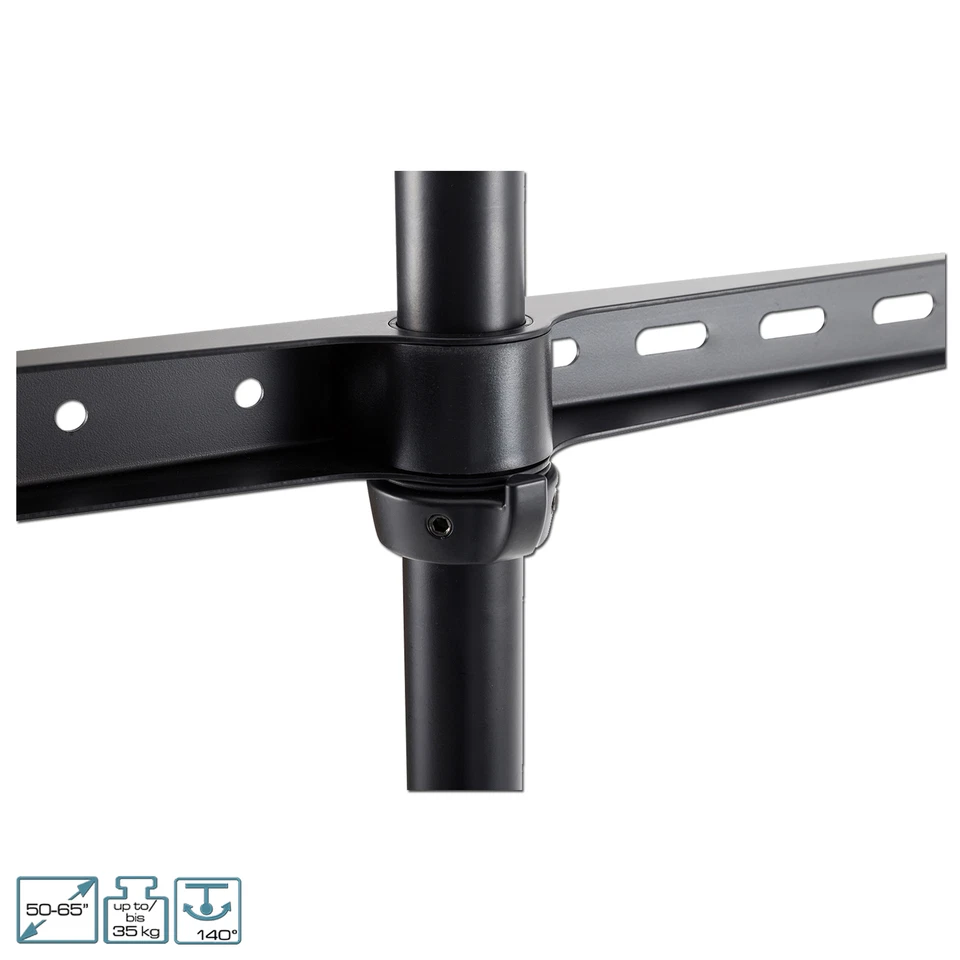 ►EasyLife DESIGN STAFFELEI/ TRIPOD TV-STATIV, 65'' Zoll, schwenkbar, Holz, VESA✅ - Bild 4 von 4