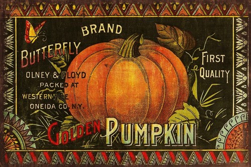 Placa de letrero de metal estilo retro de calabaza, jardinería - Imagen 1 de 5