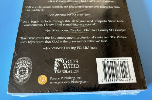 NEW God’s Word for Peace Officers Tactical Edition Bible 2010 Pascoe Pubs. PB - Picture 6 of 7