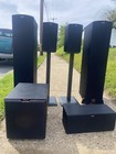 New ListingSet of Klipsch (2)R-28f Main, Subwoofer, Stands, R25C, (2) R15M Speakers